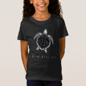 Sea turtle b/w T-Shirt (Vorderseite)