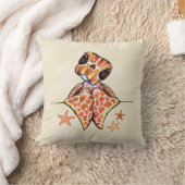 Sea Turtle Baby Brown Leinwand Sand Kissen (Decke)
