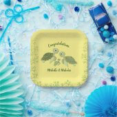 Sea Turtle Baby Dusche Gelborange Teller 7" v2 (Party)