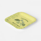 Sea Turtle Baby Dusche Gelborange Teller 7" v2 (Gewinkelt)