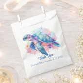 Sea Turtle Baby Dusche Geschenktütchen (Ausgeschnitten)