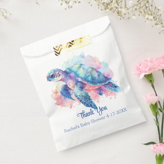 Sea Turtle Baby Dusche Geschenktütchen (Versiegelt)