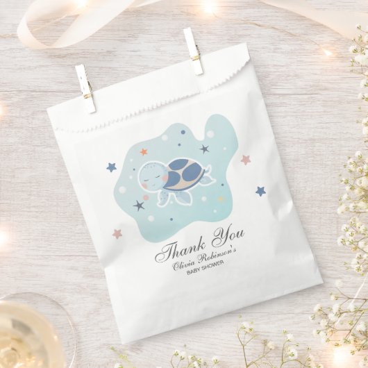 Sea Turtle Baby Dusche | Niedlicher Ozean Geschenktütchen (Ausgeschnitten)