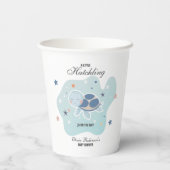 Sea Turtle Baby Dusche | Niedlicher Ozean Pappbecher (Rückseite)