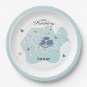Sea Turtle Baby Dusche | Niedlicher Ozean Pappteller (Vorderseite)