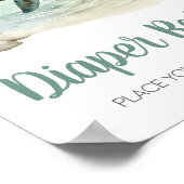 Sea Turtle Baby Dusche Windelwanne Poster (Ecke)