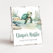 Sea Turtle Baby Dusche Windelwanne Poster