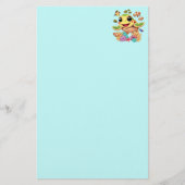 Sea Turtle Baby Happy and Süße Figur Briefpapier (Vorderseite)