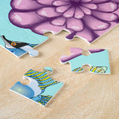 Sea Turtle Baby Happy and Süße Figur Puzzle (Seite)