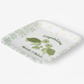 Sea Turtle Baby Shooting White Paper Tellers 9" Pappteller (Gewinkelt)