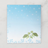 Sea Turtle Baby Shower Co-Ed Gender Neutral Platzkarte (Außenseite Aufgefaltet)