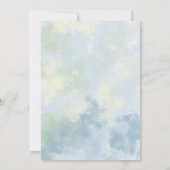 Sea Turtle - Babydusche Einladung (Rückseite)