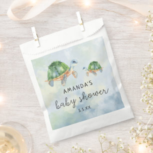 Sea Turtle - Babydusche Geschenktütchen