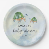 Sea Turtle - Babydusche Pappteller (Vorderseite)