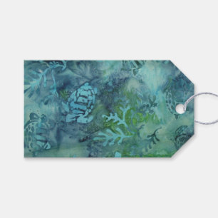 Sea Turtle Batik Geschenkanhänger