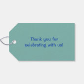 Sea Turtle Batik Geschenkanhänger (Rückseite Horizontal)