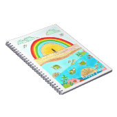 Sea Turtle Beach Adventure Happy Place Notizblock (Rechte Seite)