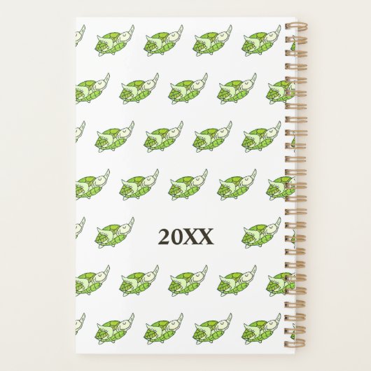 Sea Turtle Beach Adventure Happy Place Planer (Rückseite)