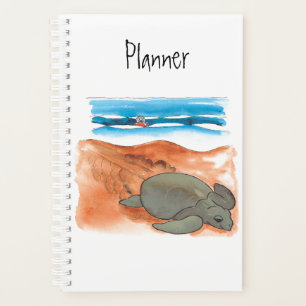 Sea Turtle Beach Fun farbenfroh Planer