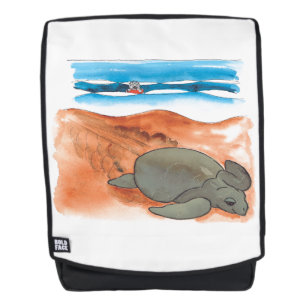 Sea Turtle Beach Fun farbenfroh Rucksack