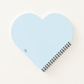 Sea Turtle Beach Fun Farbiges Herz Notizblock (Rückseite)