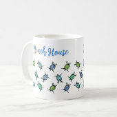 Sea Turtle Beach House Kaffeetasse (Vorderseite Links)