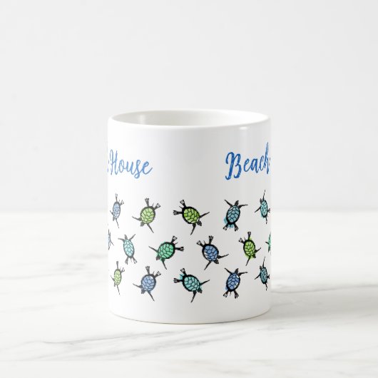 Sea Turtle Beach House Kaffeetasse (Mittel)