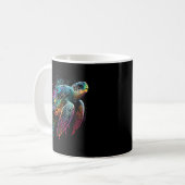 Sea Turtle Beach Lover Ocean Animal Graphic Novelt Kaffeetasse (Vorderseite Links)