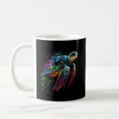 Sea Turtle Beach Lover Ocean Animal Graphic Novelt Kaffeetasse (Links)