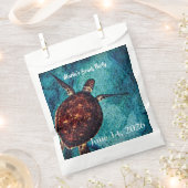 Sea Turtle Beach Partys Geschenktütchen (Ausgeschnitten)