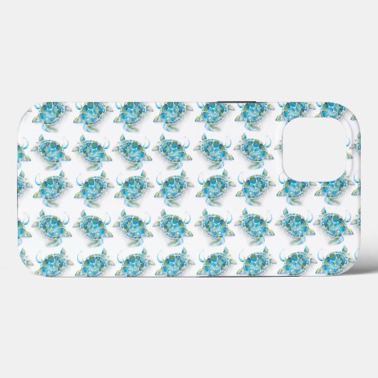 Sea Turtle Beachy Phone Case (Rückseite (Horizontal))