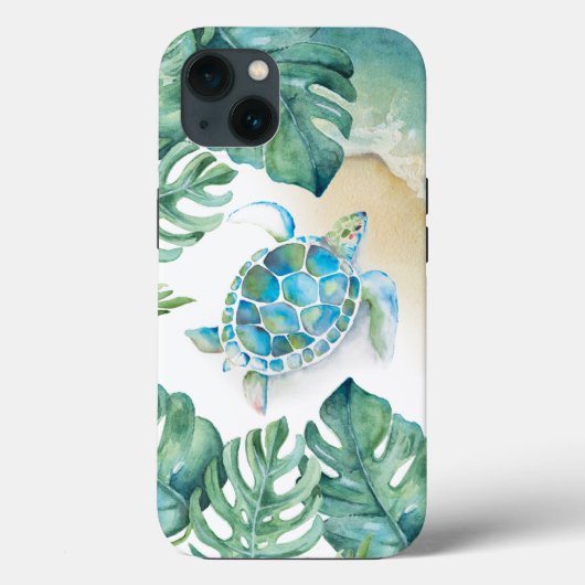 Sea Turtle Beachy Phone Case (Rückseite)