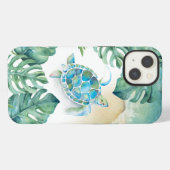 Sea Turtle Beachy Phone Case iPhone Hülle (Rückseite (Horizontal))
