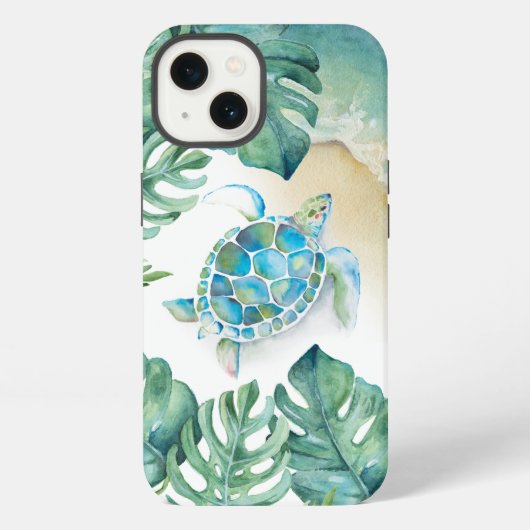 Sea Turtle Beachy Phone Case iPhone Hülle (Rückseite)