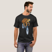 Sea Turtle Bicyclist Riding Biker Biking T-Shirt (Vorne ganz)