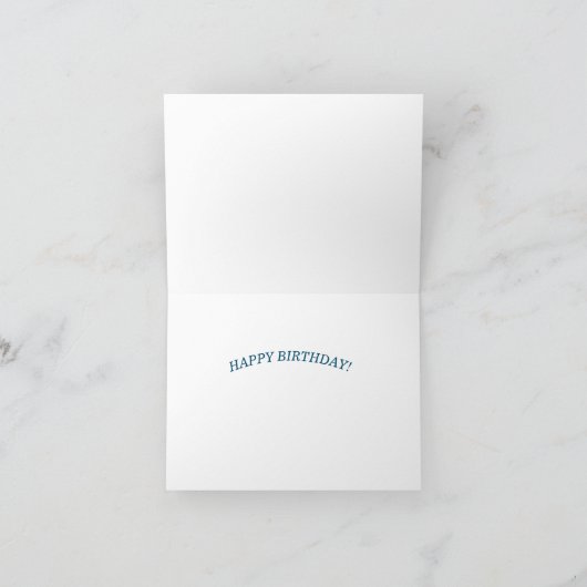 Sea Turtle Birthday Dankeskarte (Innenseite)