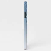 Sea Turtle Blue Glitzer Personalisierter Haushalt iPhone Hülle (Rechte Seite)