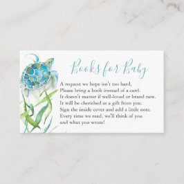 Sea Turtle Book for Baby Einladungskarte