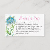 Sea Turtle Book for Baby Einladungskarte (Vorderseite)