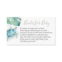 Sea Turtle Book for Baby Einladungskarte