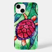 Sea Turtle Bright Tropical Case-Mate iPhone Hülle (Rückseite)