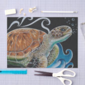 Sea Turtle Bubbles Seidenpapier (Handwerk)