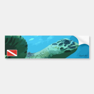 Sea Turtle Bumper Sticker Autoaufkleber