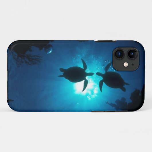 Sea turtle Case-Mate iPhone hülle (Rückseite (Horizontal))