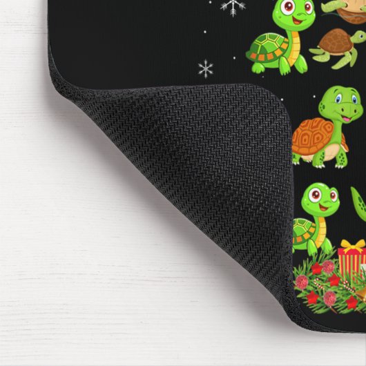 Sea Turtle Christmas Tree Matching Family Xmas Tre Mousepad (Ecke)