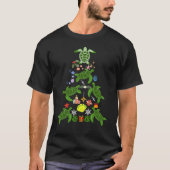 Sea Turtle Christmas Tree Ornament T - Shirt (Vorderseite)