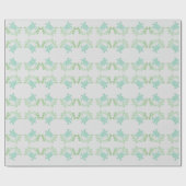 Sea Turtle Coastal Beach Wrapping Paper Geschenkpapier (Flach)