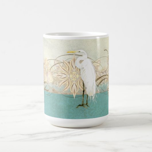 Sea Turtle Coastal Ocean Beach Modernes Aquarell Kaffeetasse (Mittel)