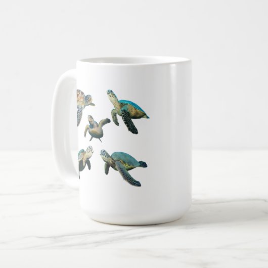 Sea Turtle Coffee Tasse (Vorderseite Links)