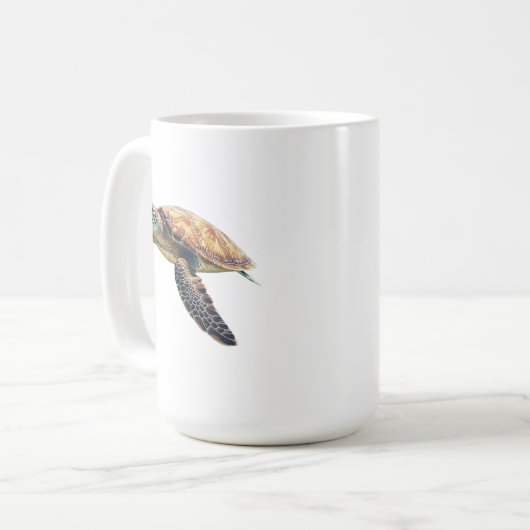 Sea Turtle Coffee Tasse (Vorderseite Links)